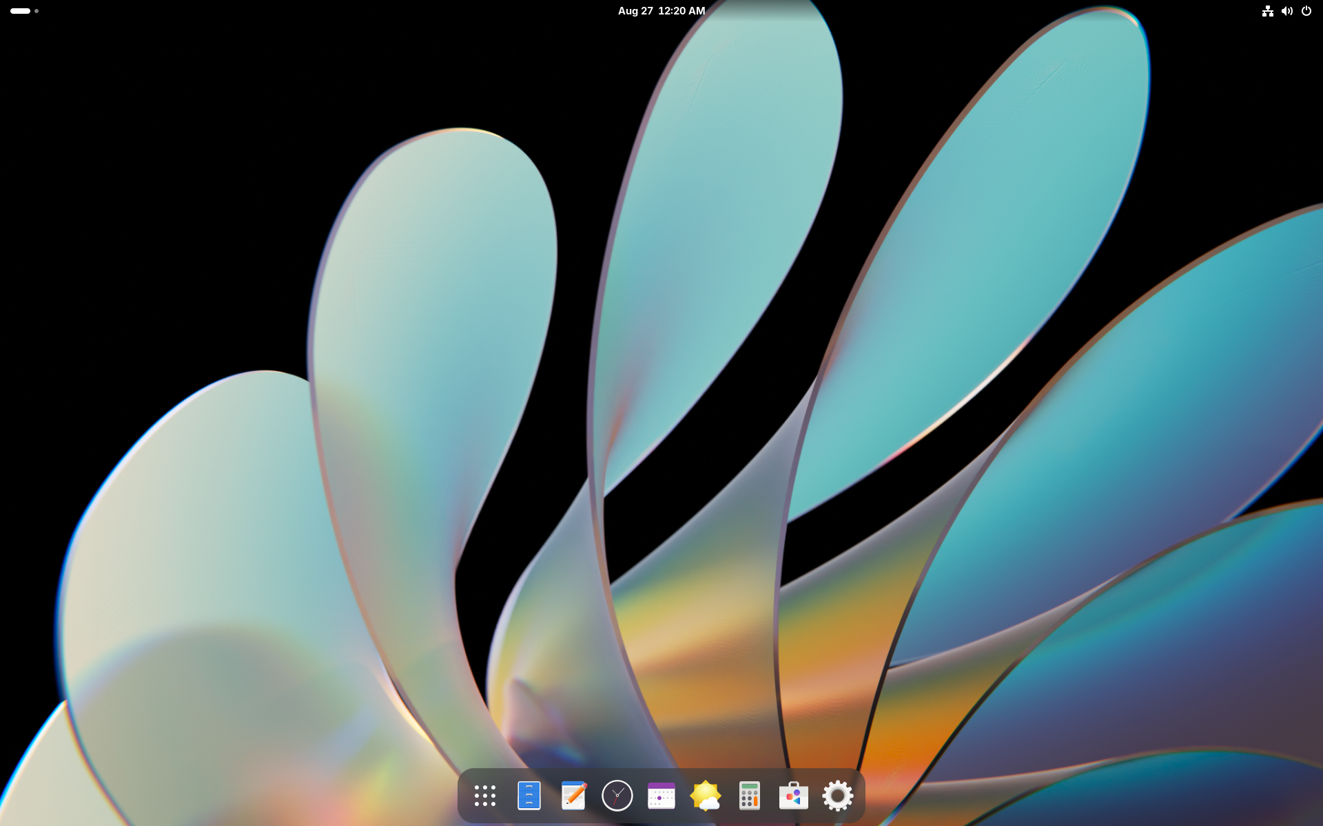 SparkleOS Homescreen